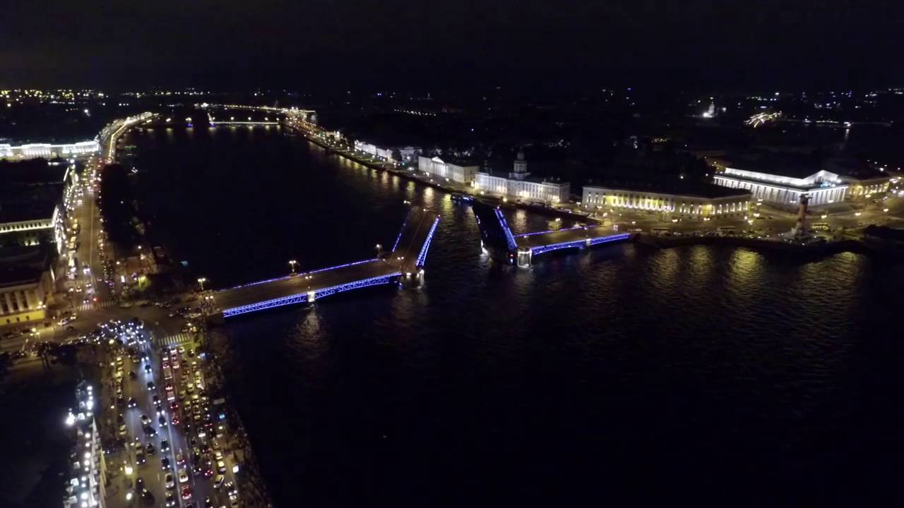 Телеканал «Санкт-Петербург». Видео — Дворцовый мост развели под классическую музыку