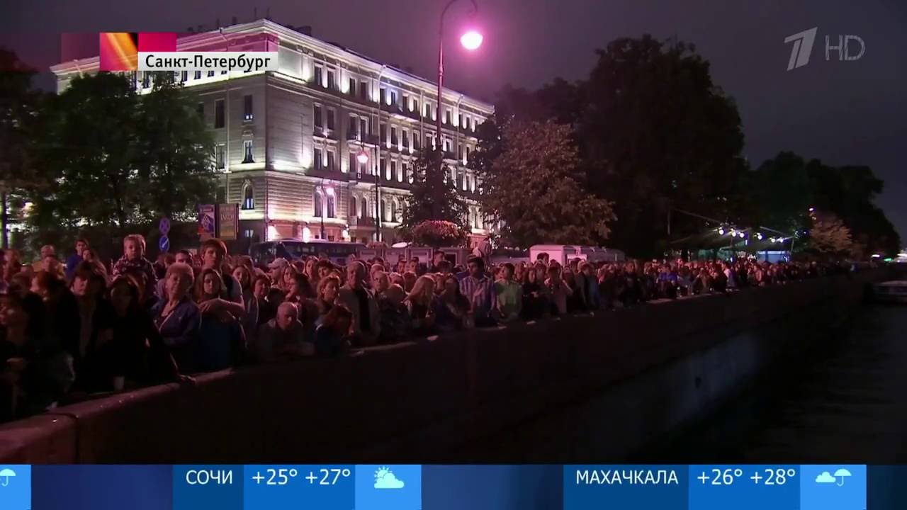 Телеканал «Санкт-Петербург». Видео — Дворцовый мост развели под классическую музыку