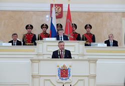 Сергей Соловьев: 18 сентября принял участие в очередном пленарном заседании ЗакСа