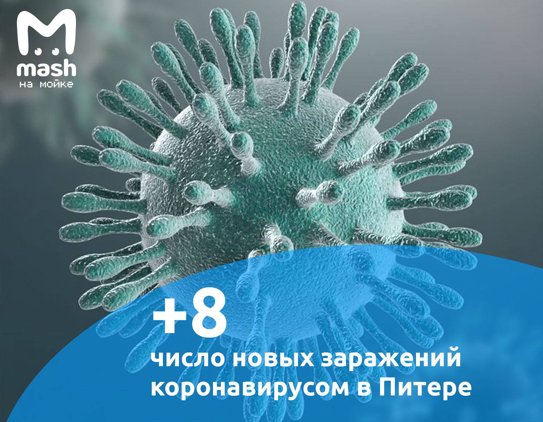 В Петербурге зафиксировали 8 новых случаев коронавируса