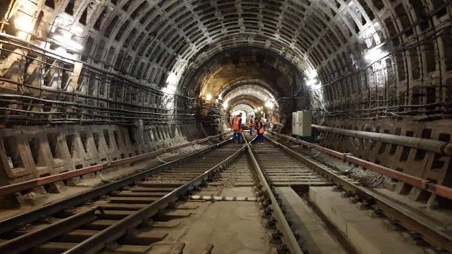 ​Планировка кольцевой линии метро в Петербурге…