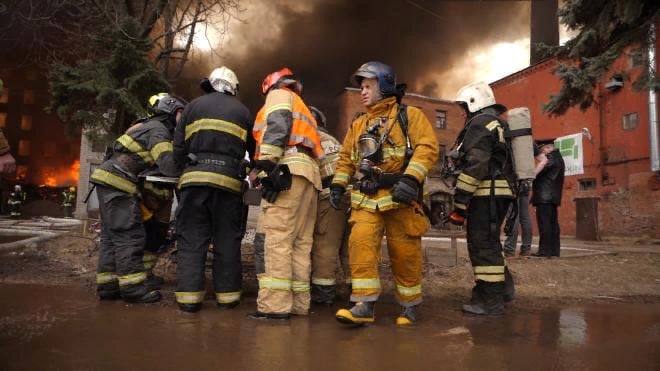​​СМИ: Пожар на &quot;Невской мануфактуре&quot;…