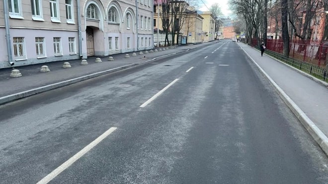 ​На Петроградской стороне завершили ремонт улицы…